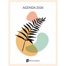 Agenda Pastel 2026 : De janvier à décembre 2026 : 1 jour  /  1 page