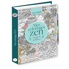 Mes coloriages zen : 300 dessins pour décompresser : Collection Silver