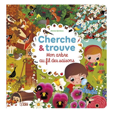 Mon arbre au fil des saisons : Cherche & trouve : Livre cartonné