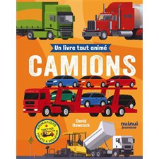 Camions : Animations, tirettes, volets à soulever : Livre cartonné