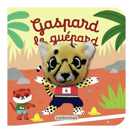 Gaspard le guépard : Les bébêtes : Mes livres marionnettes : Livre cartonné