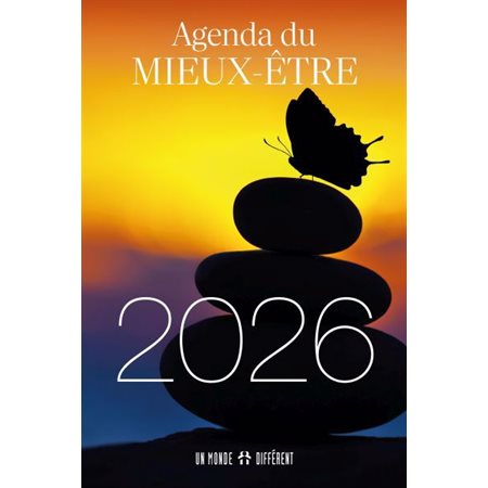 Agenda du mieux-être 2026 : De janvier à décembre 2026 : 2 jours  /  1 page