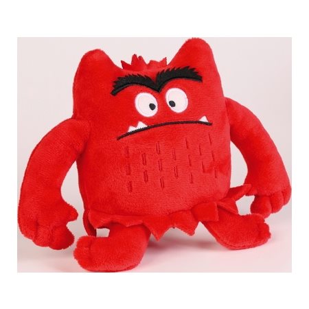 Rouge : Mini peluche monstre : La couleur des émotions