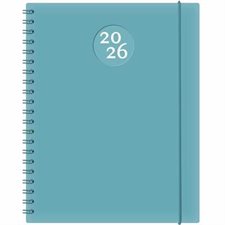 Kibo Bleu : Agenda 2026 : De janvier à décembre 2026 : 1 semaine  /  2 pages