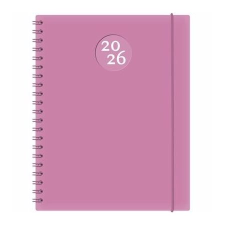 Kibo Rose : Agenda 2026 : De janvier à décembre 2026 : 1 semaine  /  2 pages