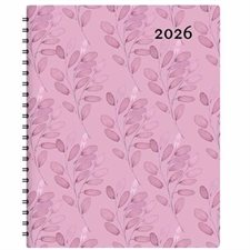 Maxi Rose : Agenda 2026 : De janvier à décembre 2026 : 1 semaine  /  2 pages