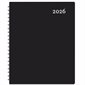 Maxi noir : Agenda 2026 : De janvier à décembre 2026 : 1 semaine  /  2 pages