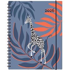 Garbo Girafe : Agenda 2026 : De janvier à décembre 2026 : 1 semaine  /  2 pages