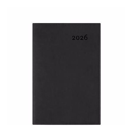Gama Noir : Agenda 2026 : De janvier à décembre 2026 : 1 semaine  /  2 pages