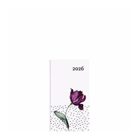 Mini Tulipe : Agenda 2026 : De janvier à décembre 2026 : 1 semaine  /  1 page