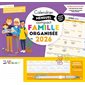 Calendrier mensuel compact famille organisée 2026 : De septembre 2024 à décembre 2025