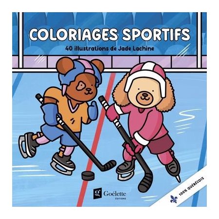 Coloriages sportifs : Coloriages Jade Lachine : 40 coloriages de Jade Lachine