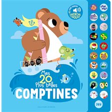 Mes 20 plus belles comptines : Mes petits imagiers sonores : Livre cartonné