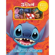 Disney Stitch : Lecture et aventures : 3 ans et + : Comprend 4 figurines et 1 livre illustré
