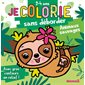 Animaux sauvages (Paresseux) T.78 : Je colorie sans déborder (2-4 ans) : Avec gros contours en relief !