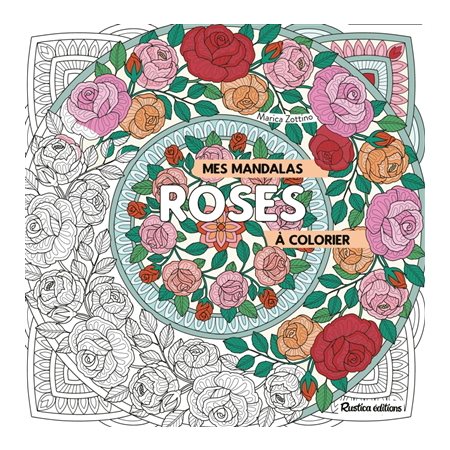 Mes mandalas roses à colorier