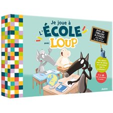 Je joue à l'école avec loup : 6 ans et + : Des cahiers d'exercices pour les élèves; les corrigés et un manuel de leçons pour le professeur; 1 poster recto verso pour décorer ta classe; des craies et