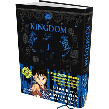 Kingdom : Volume double T.01 : Édition deluxe : Manga : ADT : SEINEN