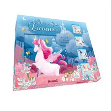 Mon coffret licornes : Un recueil de 6 histoires de licornes + 4 figurines