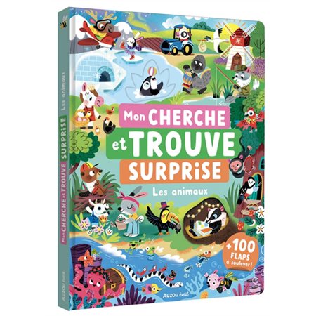 Les animaux : Mon cherche et trouve surprise : Livre cartonné