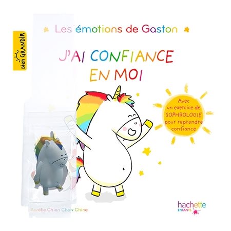 J'ai confiance en moi : Les émotions de Gaston : Avec figurine : Couverture rigide