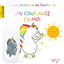 J'ai confiance en moi : Les émotions de Gaston : Avec figurine : Couverture rigide