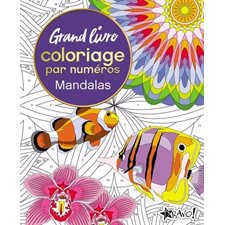 Mandala : Coloriage par numéros : Grand livre de coloriage par numéros
