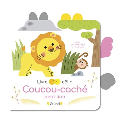 Coucou-caché petit lion : Livre câlin : Livre cartonné