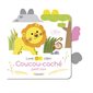Coucou-caché petit lion : Livre câlin : Livre cartonné