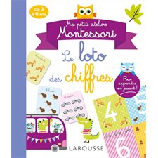 Mon loto des chiffres : Mes petits ateliers Montessori