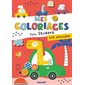 Les véhicules : Mes coloriages avec stickers
