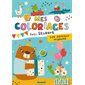Les animaux mignons : Mes coloriages avec stickers