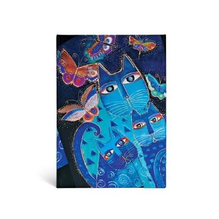 Blue Cats & Butterflies : Midi : Rigide : Ligné