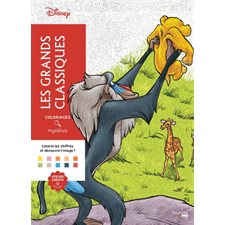 Les grands classiques Disney T.01 : Coloriages mystères