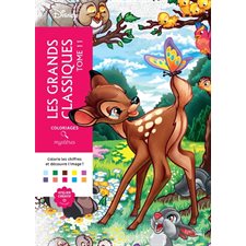 Les Grands classiques T.11 : Disney : Coloriages mystères