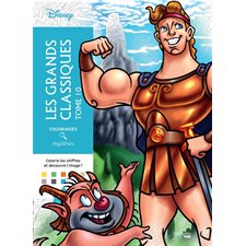 Les grands classiques T.10 : Disney : Coloriages mystères