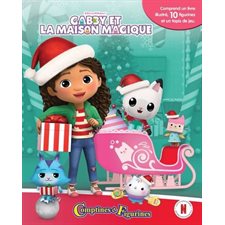 Universal Gabby et la Maison Magique : Noël : Comptines et Figurines : Comprend 1 livre illustré, 10 figurines et 1 tapis de jeu