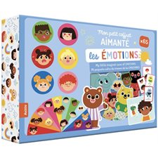Les émotions : Mon petit coffret aimanté : 65 aimants