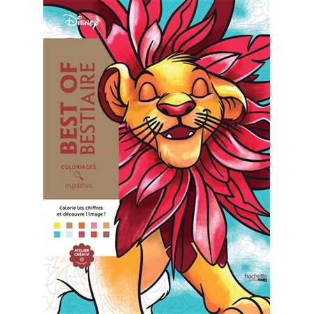 Best of bestiaire : Coloriages mystères : Disney