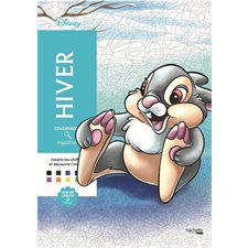 Hiver : Coloriages mystères : Disney