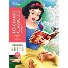 Les grands classiques Disney T.09 : Coloriages mystères : Disney
