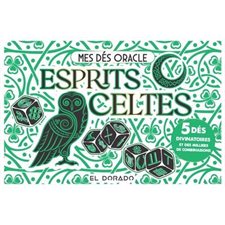 Mes dés oracles : Esprits celtes : 5 dés grand format ornés de 30 symboles + 1 livret de 48 pages