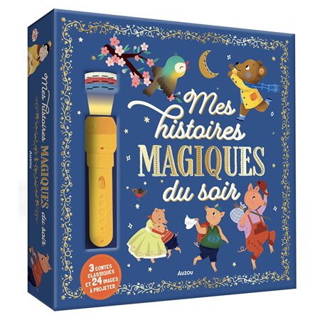 Mes histoires magiques du soir : 3 contes classiques et 24 images à projeter