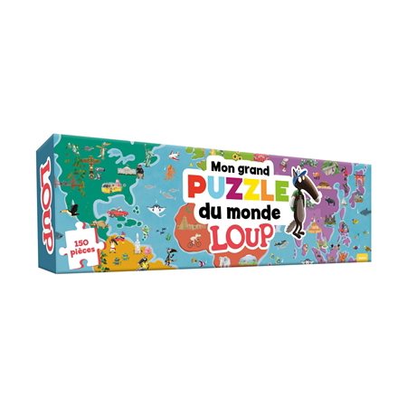 Mon grand puzzle du monde Loup : 5 ans et + : 150 pièces + 1 poster le modèle du puzzle