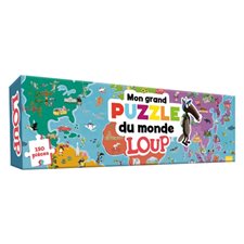 Mon grand puzzle du monde Loup : 5 ans et + : 150 pièces + 1 poster le modèle du puzzle