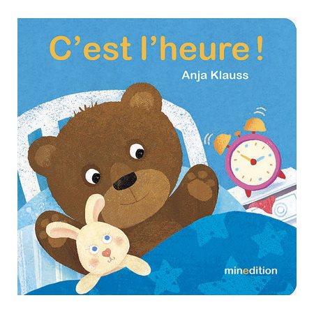 C'est l'heure ! : Un livre à volets Minedition : Livre cartonné