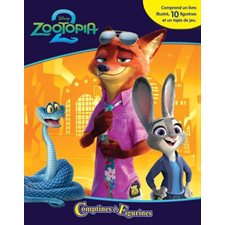 Disney Zootopia 2 : Comptines et Figurines : 3 ans et + : Comprend 1 livre illustré, 10 figurines et 1 tapis de jeu