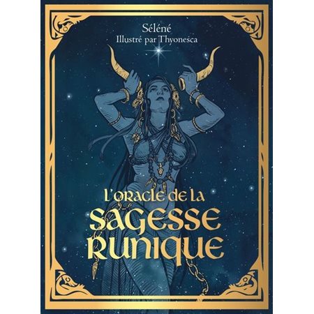 L'Oracle de la sagesse runique : Coffret comprenant 50 cartes, 1 livre de 236 pages + 1 sac en satin