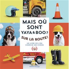 Sur la route ! : Mais où sont Yaya & Boo ? : Un livre où l'on cherche ses chiens : Mais où est Momo ? : Livre cartonné