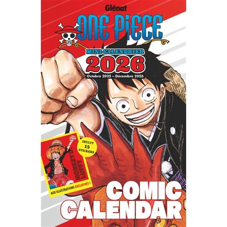 Mini-calendrier 2026 : One Piece